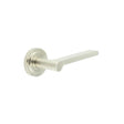 Frelan Hardware Door Furniture Satin Nickel Frelan - Fitzrovia Door Handles Stepped Rose Satin Nickel