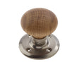 Frelan Hardware Door Furniture Satin Nickel / Mortice Knobs Frelan - French Oak Unsprung Mortice Knobs - Satin Nickel