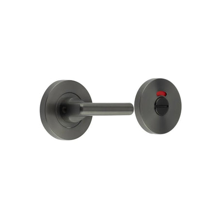 Frelan Hardware Door Furniture Gun Metal / Yes / Easy Turn & Release Frelan - GM Easy Turn and Release with Indicator PVD