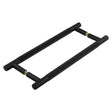 Frelan Hardware Door Furniture Black Frelan Hardware - Venice Linear Knurled 300x19mm Black Pull Handle Back to Back