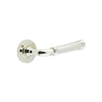 Frelan Hardware Door Furniture Polished Nickel Frelan - Highgate Door Handles Plain Rose Polished Nickel