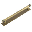 Frelan Hardware Cabinet Hardware Antique Brass / Cabinet Pull Handles Frelan - Hoxton Sturt Cabinet Handles 224mm Ctrs Plain Backplate Antique Brass