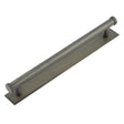Frelan Hardware Cabinet Hardware Dark Bronze / Cabinet Pull Handles Frelan - Hoxton Thaxted Cabinet Handles 224mm Ctrs Stepped Backplate Dark Bronze