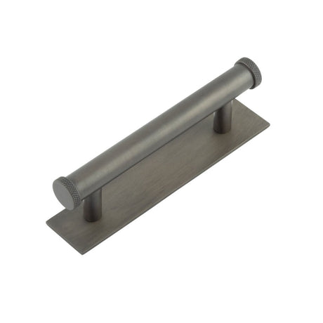 Frelan Hardware Cabinet Hardware Dark Bronze / Cabinet Pull Handles Frelan - Hoxton Wenlock Cabinet Handles 96mm Ctrs Plain Backplate Dark Bronze