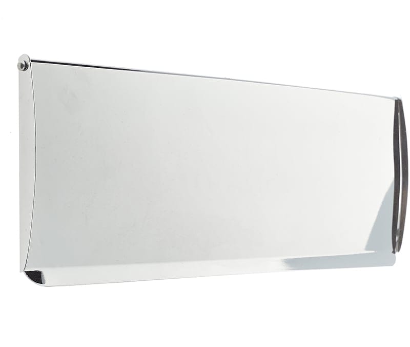 Frelan Hardware Door Furniture Polished Chrome / Interior Letter Flap / 304 x 80mm Frelan - Inner Door Tidy 304x80mm - Polished Chrome