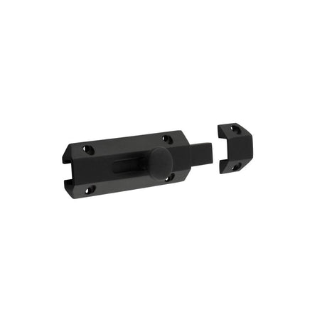 Frelan Hardware Accessories Matt Black / Straight Surface Bolts / 100mm / 4" Frelan - Jedo Architectural Slide Door Bolts 100x35mm Matt Black
