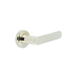 Frelan Hardware Door Furniture Polished Nickel Frelan - Kensington Door Handles Stepped Rose Polished Nickel