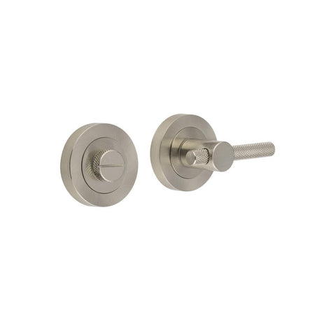Frelan Hardware Door Furniture Satin Nickel / No / Easy Turn & Release Frelan - Knurled Easy Turn & Release - Satin Nickel