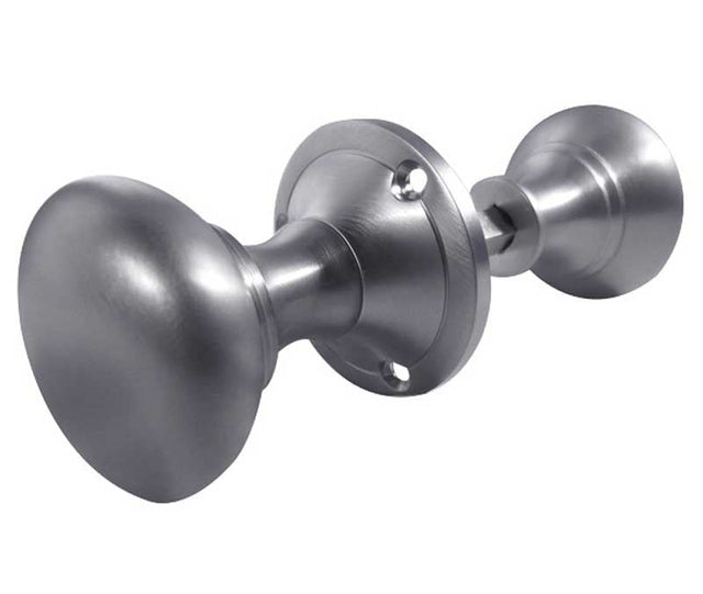 Frelan Hardware Door Furniture Satin Chrome / Rim Knobs Frelan - Kontrax Rim Knobs - Satin Chrome