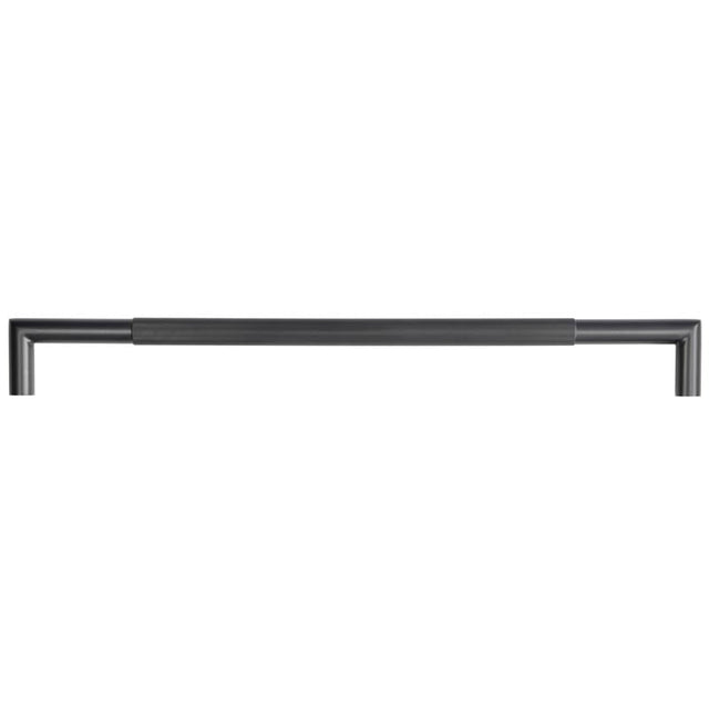 Frelan Hardware Door Furniture Black / Pull Handles (Bolt Through) Frelan - MB Mitred linear knurled Pull handle 600x25mm B/T 316g PVD
