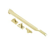 Frelan Hardware Window Furniture Polished Brass / 10"/250mm Frelan - Modern 250mm Non- Lockable Casement Stay - Polished Brass