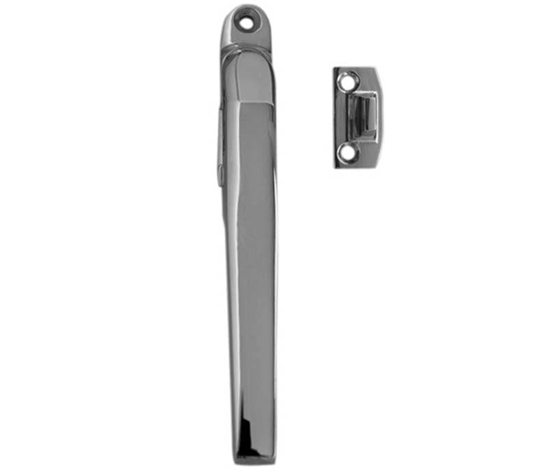 Frelan Hardware Window Furniture Polished Chrome / No / Night Vent Frelan - Modern Night Vent Non Lockable Casement Fastener - Polished Chrome