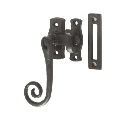 Frelan Hardware Window Furniture Antique Black Frelan - Monkey Tail Locking Casement Fastener Left - Antique Black