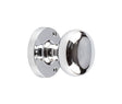 Frelan Hardware Door Furniture Polished Chrome / Mortice Knobs Frelan - Mushroom Half Sprung Mortice Knobs - Polished Chrome
