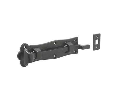 Frelan Hardware Accessories Antique Black / Cranked Surface Bolts / 200mm / 8" Frelan - Necked Bolt 200mm - Antique Black