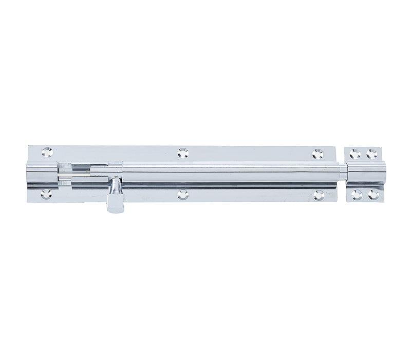 Frelan Hardware Accessories Polished Chrome / Straight Surface Bolts / 200mm / 8" Frelan - PC 200x38mm STR Barrel Bolt
