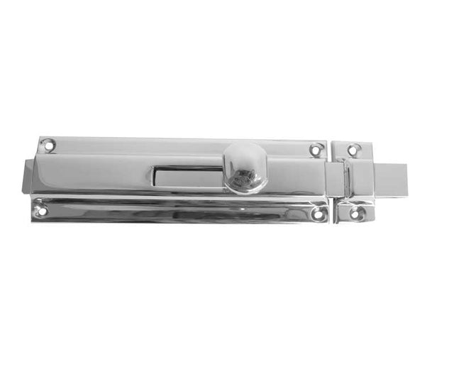 Frelan Hardware Accessories Polished Chrome / Straight Surface Bolts Frelan - PC Door bolt