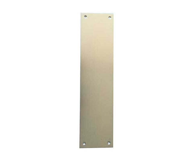 Frelan Hardware Door Furniture Satin Anodised Aluminium / Finger Plates / 305 x 75mm Frelan - Plain Plate Finger Plate 75x305mm - SAA