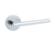 Frelan Hardware Door Furniture Polished Chrome / Round Rose Frelan - Rosetta Levers on Round Rose - Polished Chrome