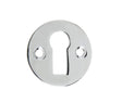 Frelan Hardware Door Furniture Polished Chrome / Mortice Key Profile Escutcheons Frelan - Round Open Escutcheon Standard Keyway - Polished Chrome