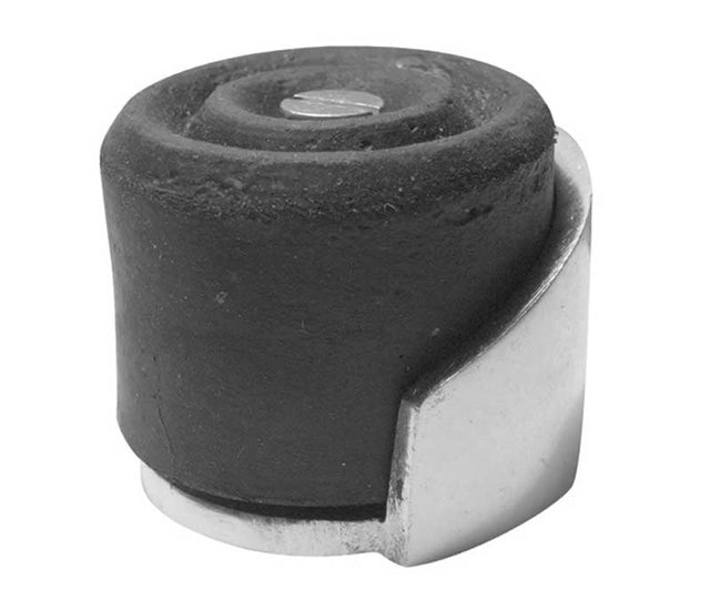 Frelan Hardware Door Furniture Satin Anodised Aluminium / Floor Door Stop Frelan - SAA 38mm Shielded Flr Door stop