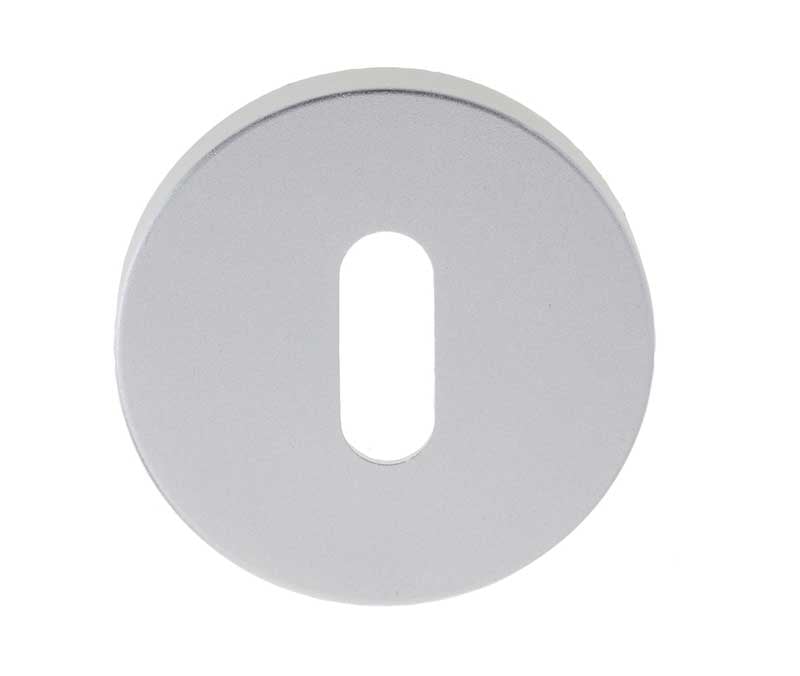 Frelan Hardware Door Furniture Satin Anodised Aluminium / Mortice Key Profile Escutcheons Frelan - SAA Std keyway escutcheon