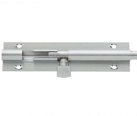 Frelan Hardware Accessories Satin Chrome / Straight Surface Bolts / 200mm / 8" Frelan - SC 200x38mm STR Barrel Bolt