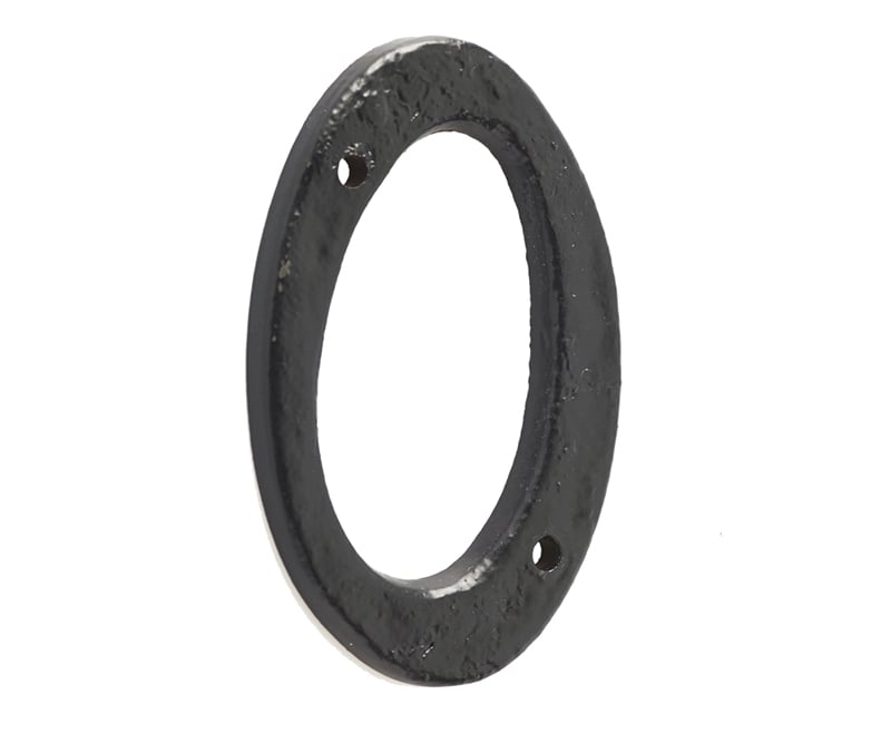 Frelan Hardware Door Furniture Antique Black / Numerals / 0 Frelan - Screws Fixed Numeral 0 - Antique Black
