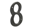 Frelan Hardware Door Furniture Antique Black / Numerals / 8 Frelan - Screws Fixed Numeral 8 - Antique Black