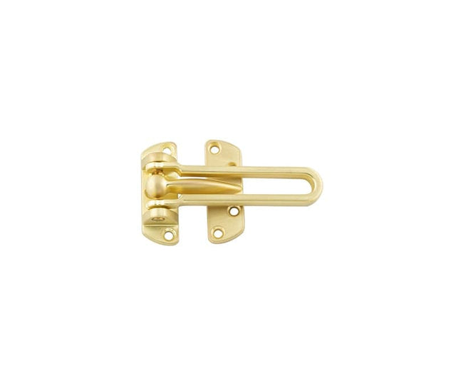 Frelan Hardware Door Furniture Satin Brass / Door Guard Frelan - Security Door Guard - Satin Brass