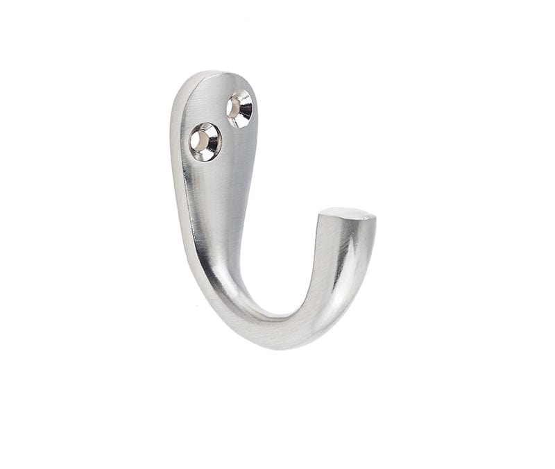Frelan Hardware Accessories Satin Nickel / Single Coat Hooks Frelan - Single Robe Hook - Satin Nickel