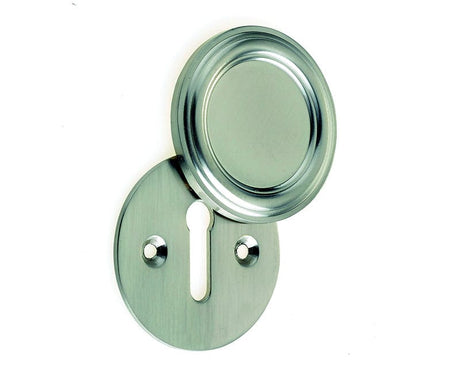 Frelan Hardware Door Furniture Satin Nickel / Mortice Key Profile Escutcheons Frelan - SN Covered escutcheon