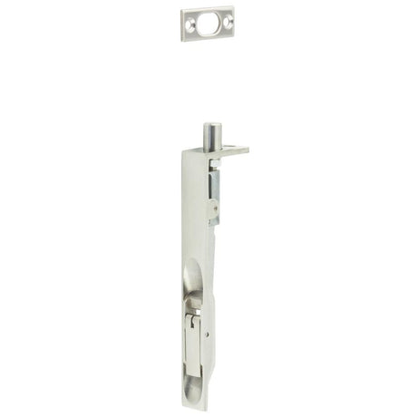 Frelan Hardware Accessories Polished Stainless Steel / Flush Bolts / 150mm / 6" Frelan - Square Profile Lever Action Flush Bolts 150x20mm - Grade 304 Polished S