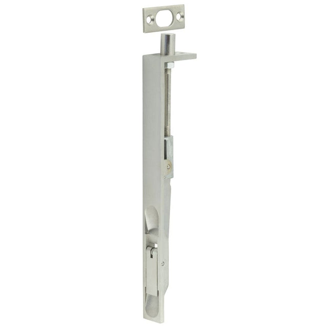 Frelan Hardware Accessories Satin Stainless Steel / Flush Bolts / 200mm / 8" Frelan - Square Profile Lever Action Flush Bolts 200x20mm - Grade 304 Satin Stai