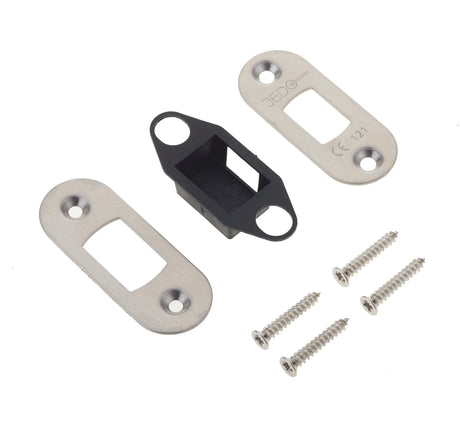 Frelan Hardware Accessories Satin Stainless Steel / Spares & Accessories Frelan - SS Radiused accessory pack for JL-HDB hvy duty tubular bolt