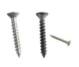 Frelan Hardware Hinges Satin Stainless Steel / Hinge Accessories Frelan - SSS screws for J9500 hinges Pack of 8