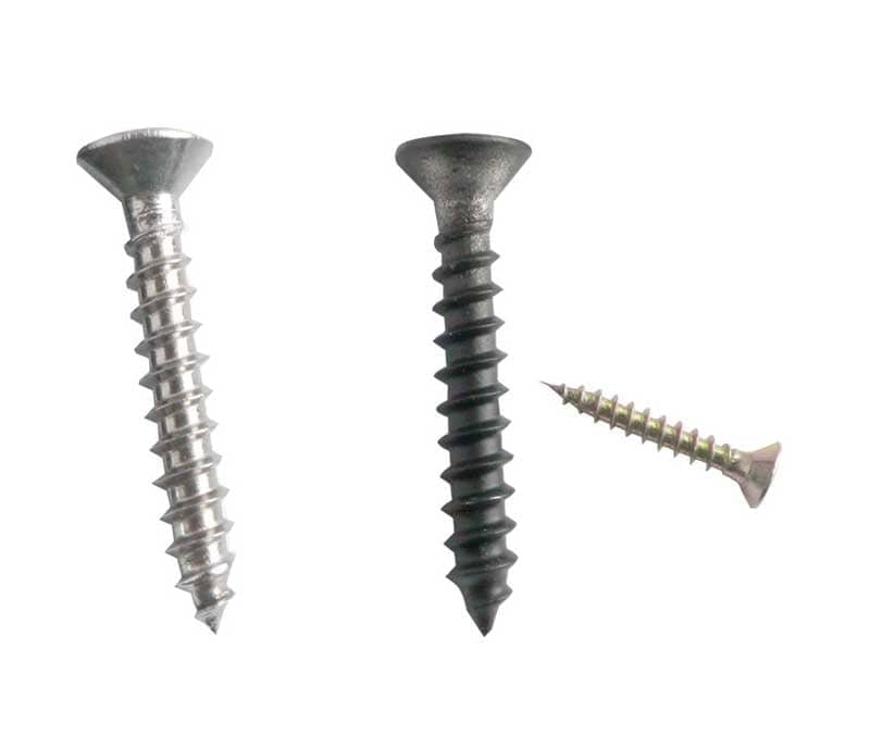 Frelan Hardware Hinges Satin Stainless Steel / Hinge Accessories Frelan - SSS screws for J9500 hinges Pack of 8