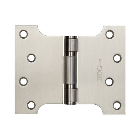 Frelan Hardware Hinges Satin Stainless Steel / Parliament Hinges / 4" x (102mm) Frelan - Stainless Steel Ball Bearing Parliament Hinges 102x127x3mm Satin Stainless Steel