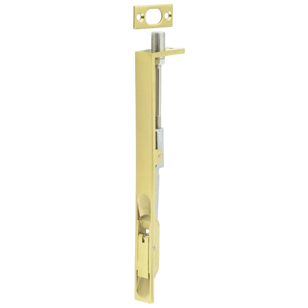 Frelan Hardware Accessories Brass Finish Frelan - Stainless Steel Flush Bolts JSS51 Brass Finish 203mm x 20mm Square Forend