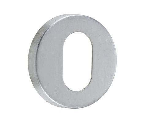 Frelan Hardware Satin Stainless Steel Frelan - Stainless Steel Oval Profile Escutcheons Grade 201 52x8mm Satin Stainless Steel