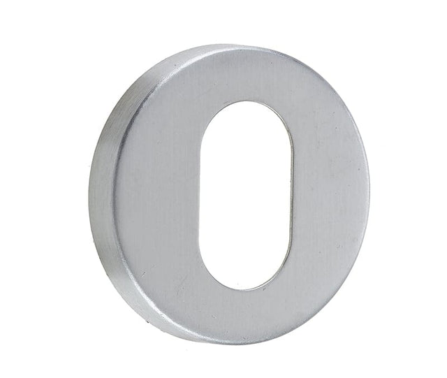 Frelan Hardware Satin Stainless Steel Frelan - Stainless Steel Oval Profile Escutcheons Grade 201 52x8mm Satin Stainless Steel