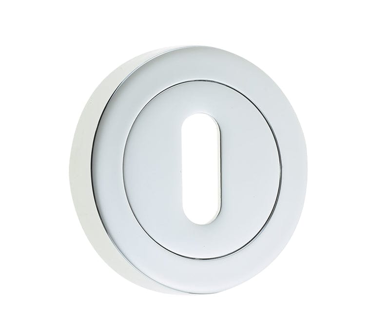Frelan Hardware Door Furniture Polished Chrome / Mortice Key Profile Escutcheons Frelan - Standard Escutcheon - Polished Chrome