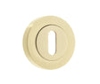 Frelan Hardware Door Furniture Satin Brass / Mortice Key Profile Escutcheons Frelan - Standard Escutcheon - Satin Brass