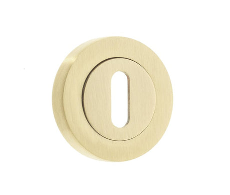 Frelan Hardware Door Furniture Satin Brass / Mortice Key Profile Escutcheons Frelan - Standard Escutcheon - Satin Brass