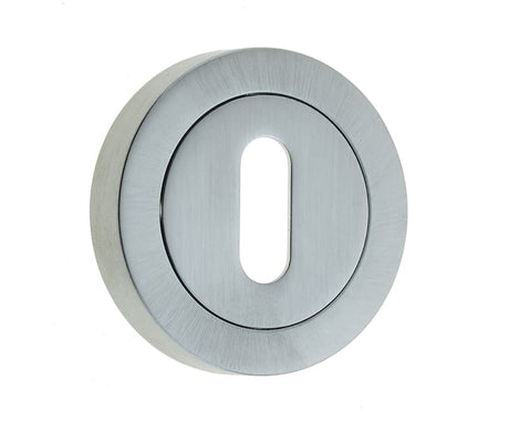 Frelan Hardware Door Furniture Satin Chrome / Mortice Key Profile Escutcheons Frelan - Standard Escutcheon - Satin Chrome