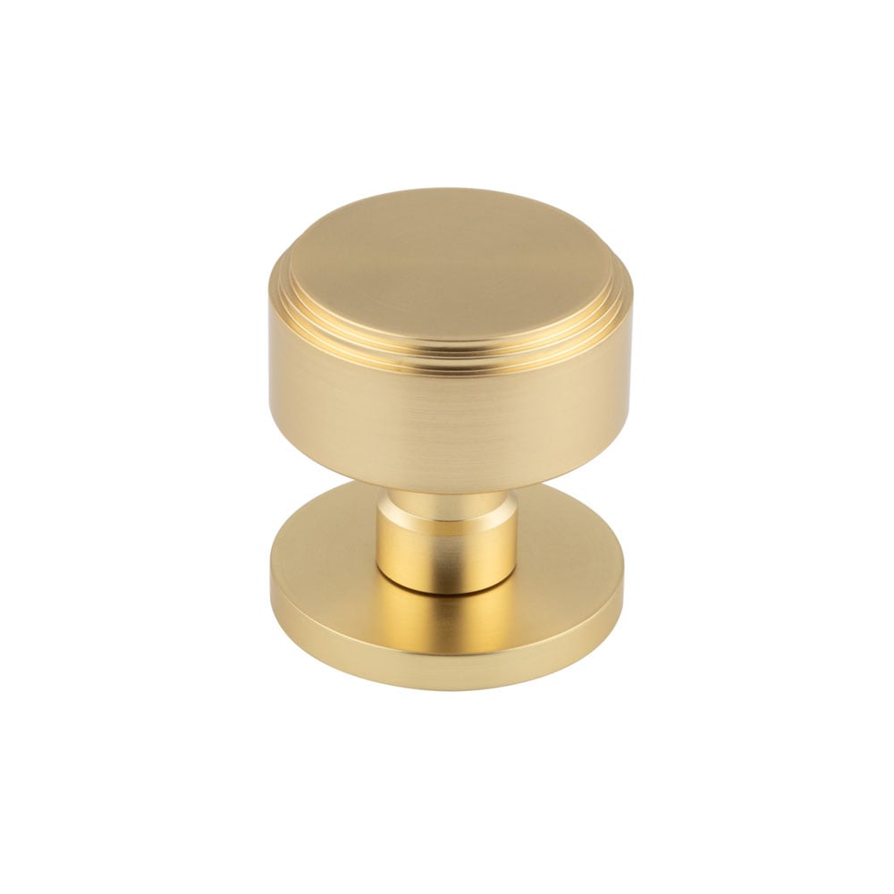 Frelan Hardware Door Furniture Satin Brass / Mortice Knobs Frelan - Step Mortice Door Knobs - Satin Brass