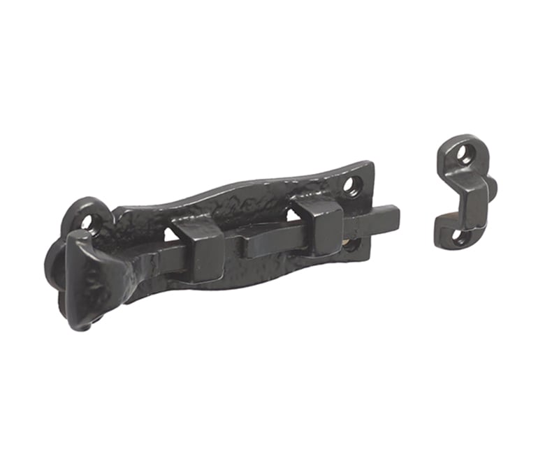 Frelan Hardware Accessories Antique Black / Straight Surface Bolts / 120mm / 5" Frelan - Straight Bolt 120mm - Antique Black
