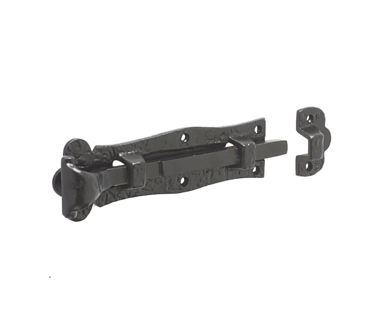 Frelan Hardware Accessories Antique Black / Straight Surface Bolts / 200mm / 8" Frelan - Straight Bolt 200mm - Antique Black