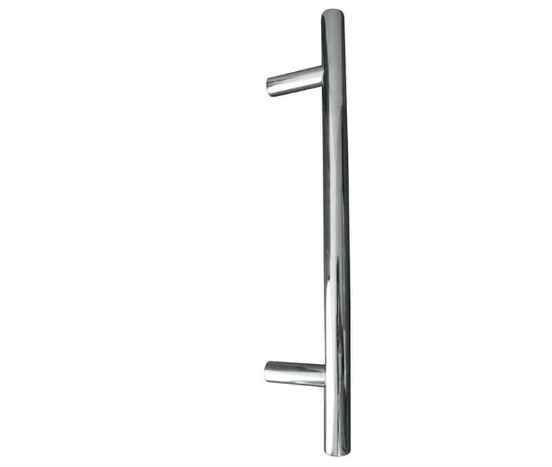 Frelan Hardware Cabinet Hardware Polished Stainless Steel / Cabinet Pull Handles / 184mm c/c Frelan - T Bar Cabinet Handle 244mm (184mm Centres) - Grade 202 Polished Stainle