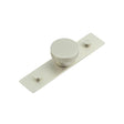 Frelan Hardware Cabinet Hardware Satin Nickel / Cabinet Knobs Frelan - Thaxted Cupboard Knobs 40mm Plain Backplate Satin Nickel